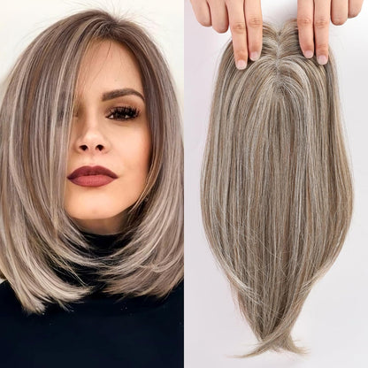 14/18 Inch Hair Toppers for Women Synthetic Hair Toppers Hair Pieces