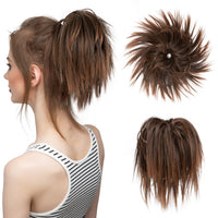 Meidum Brown and Light Auburn Tips