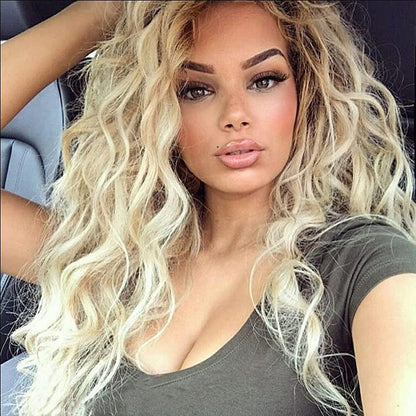 New Wave Golden Fluffy Hot Wigs