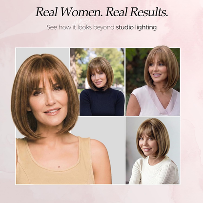 Clara - Wigyy Straight Elegant Wig for Daily Use