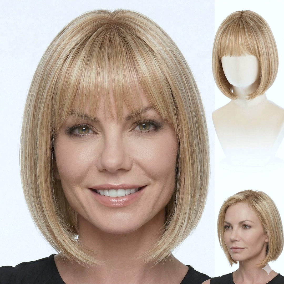 Perla - Wigyy Cutest Bob Elegant Wig with Bang