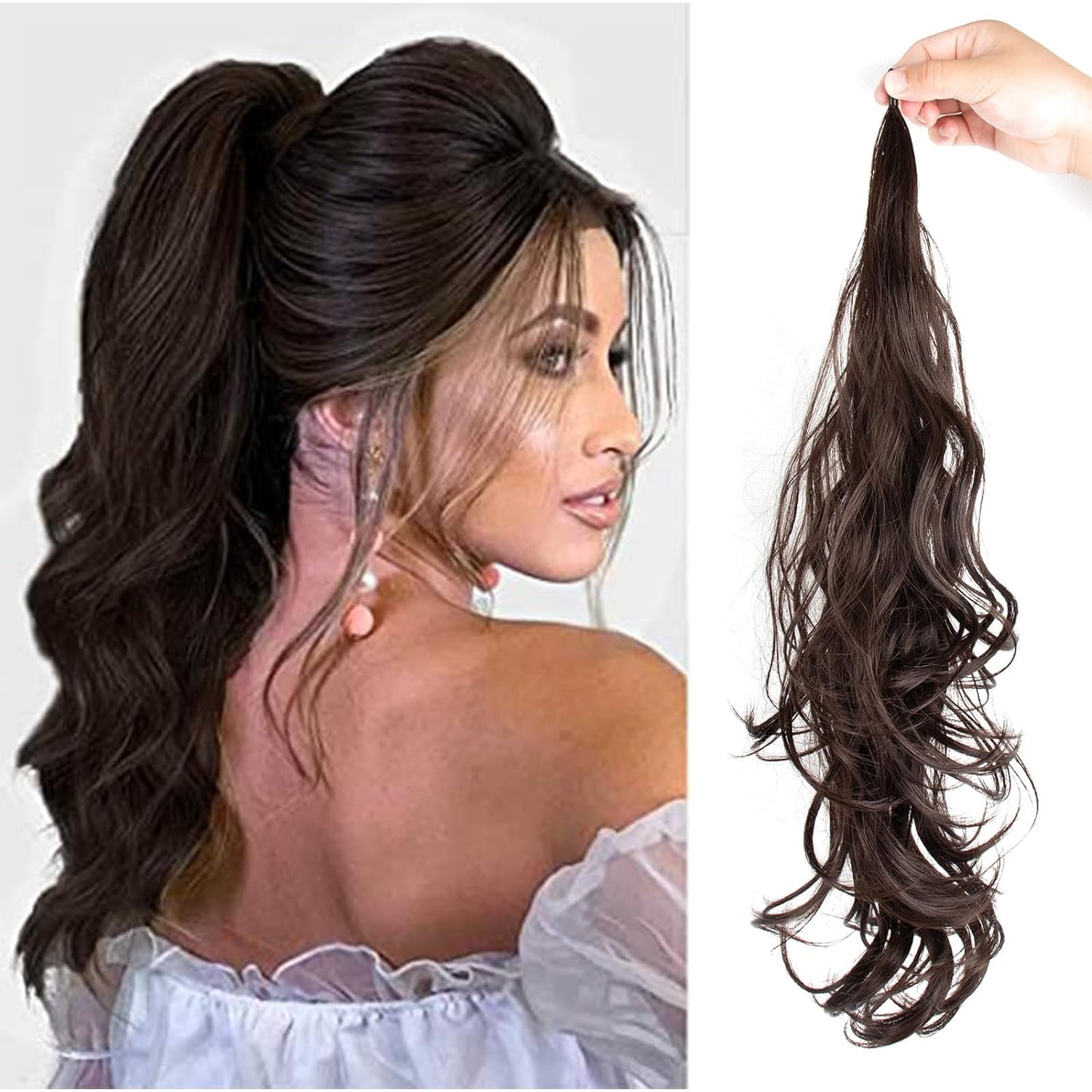 32 Inch Flexible Wrap Around Ponytail