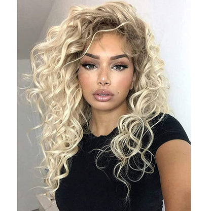New Wave Golden Fluffy Hot Wigs