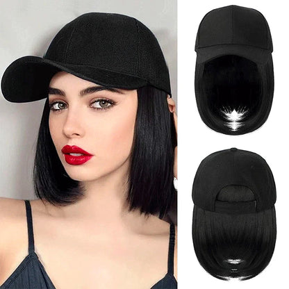 Baseball Cap Wig Hat With Hair Wig Naturally Cap With Wig Hat Wigs