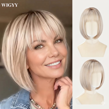 Clara - Wigyy Straight Elegant Wig for Daily Use