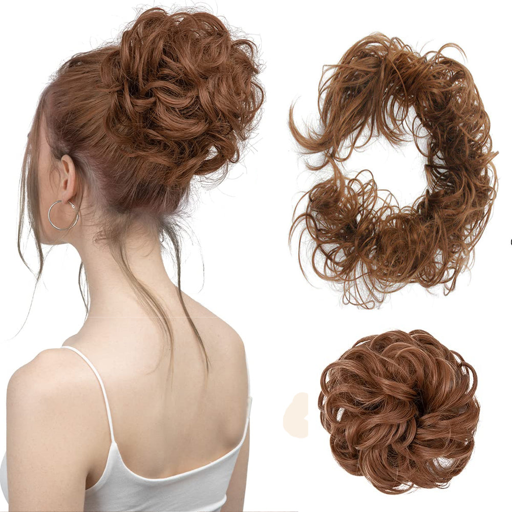Scrunchie Messy Hair Bun Chignon Elastic Band Extension