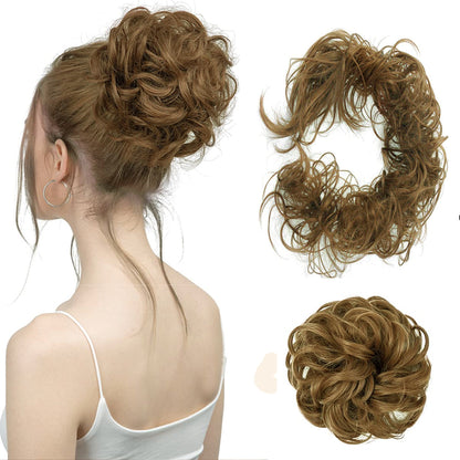 Scrunchie Messy Hair Bun Chignon Elastic Band Extension