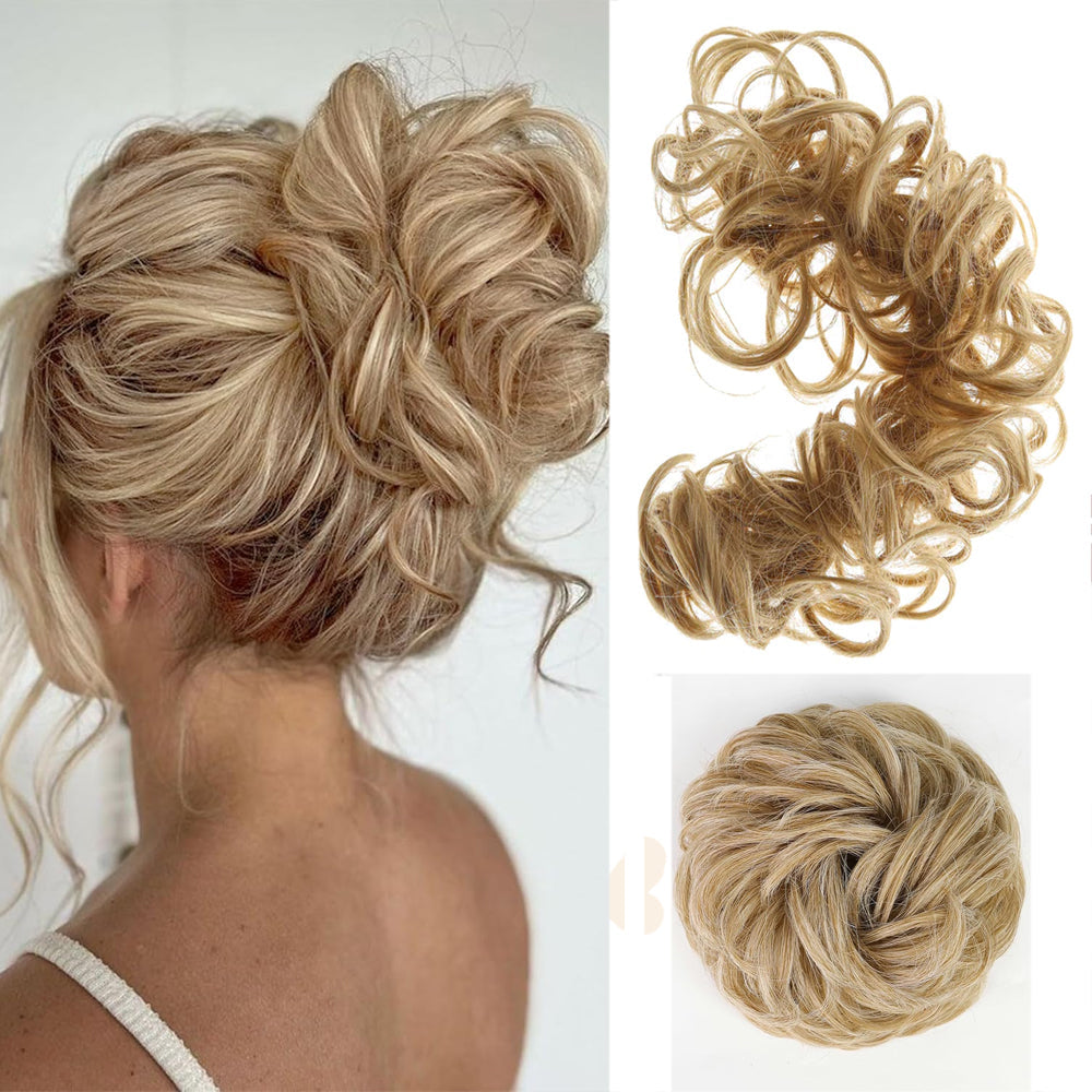 Scrunchie Messy Hair Bun Chignon Elastic Band Extension