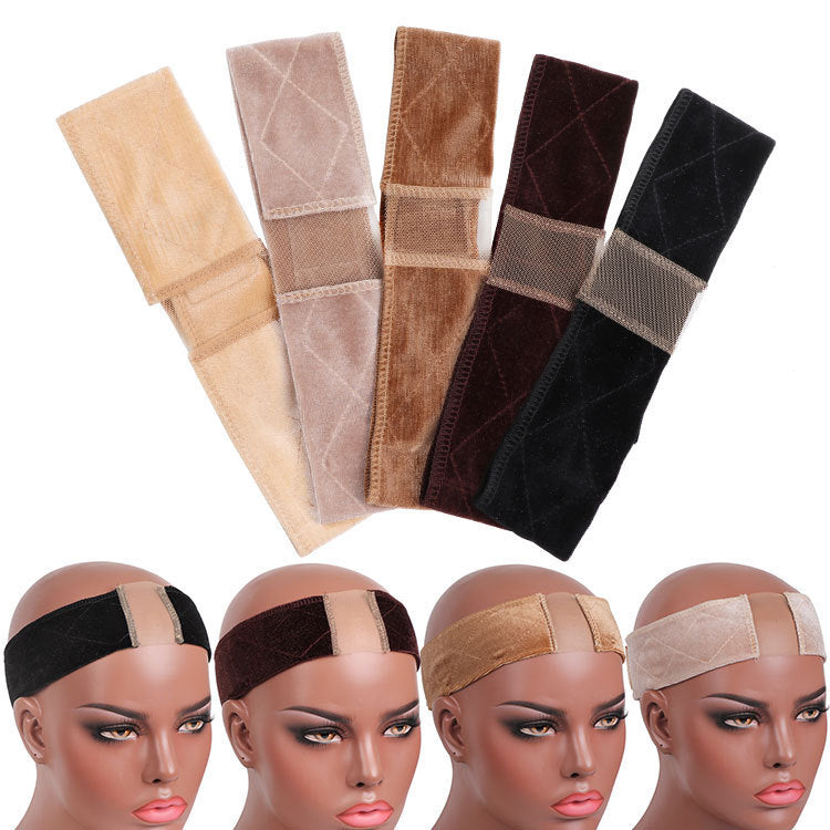 Wigyy - Velvet Velcro Wig Fixing Strap Headband