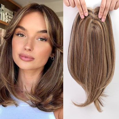 14/18 Inch Hair Toppers for Women Synthetic Hair Toppers Hair Pieces