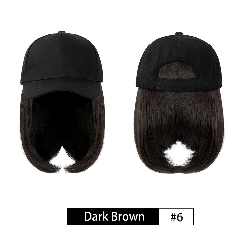 Baseball Cap Wig Hat With Hair Wig Naturally Cap With Wig Hat Wigs