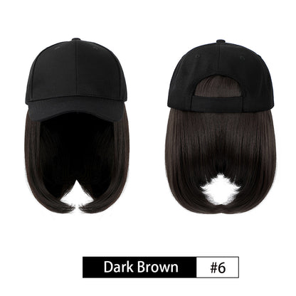 Baseball Cap Wig Hat With Hair Wig Naturally Cap With Wig Hat Wigs