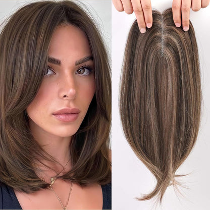14/18 Inch Hair Toppers for Women Synthetic Hair Toppers Hair Pieces