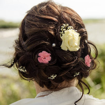 Short Messy Curly Dish Hair Bun Extension