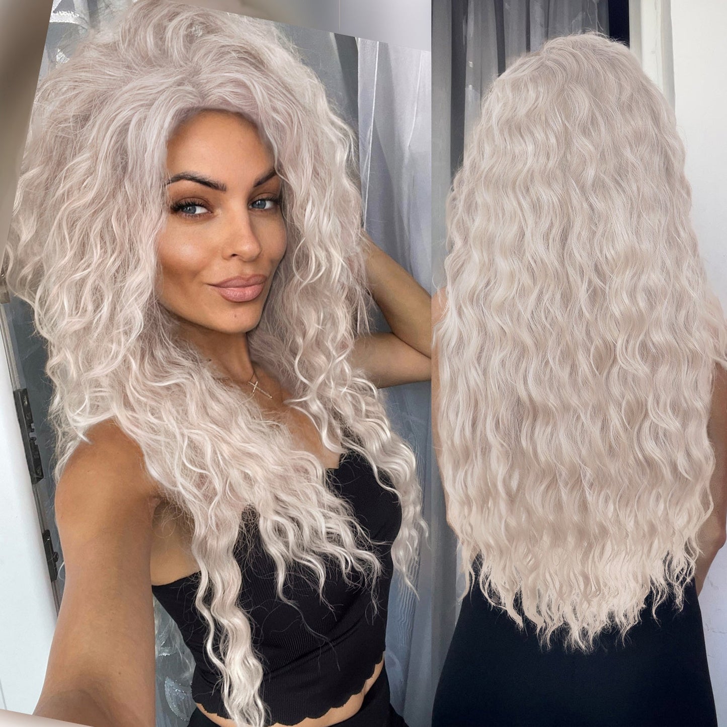 New Wave Golden Fluffy Hot Wigs