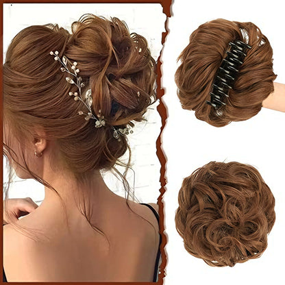 Claw Clip Messy Bun Hair Piece
