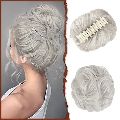 Claw Clip Messy Bun Hair Piece