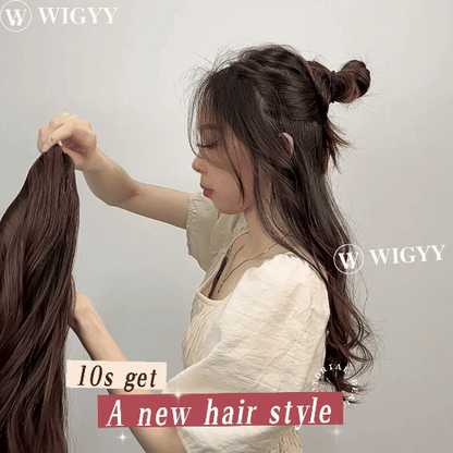 Wave Clip in Hair Extensions Wigs