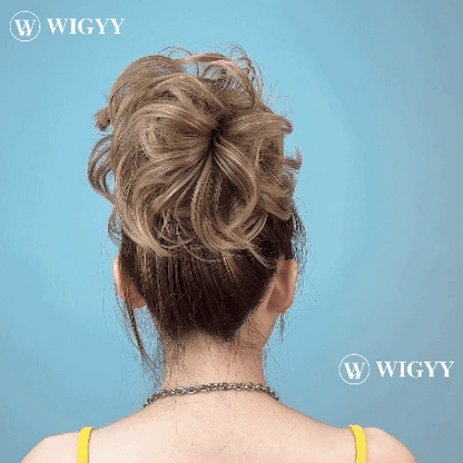 Messy Bun Hair Piece Side Comb Clip in Hair Bun Hairpiece