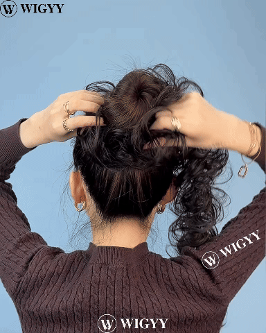 Scrunchie Messy Hair Bun Chignon Elastic Band Extension