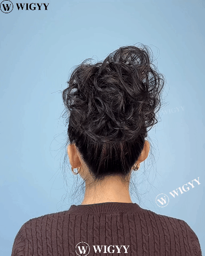 Scrunchie Messy Hair Bun Chignon Elastic Band Extension